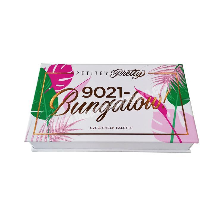 2020 Young Girl Makeup Eye Shadow Palette Private Label Eyeshadow paper palette box