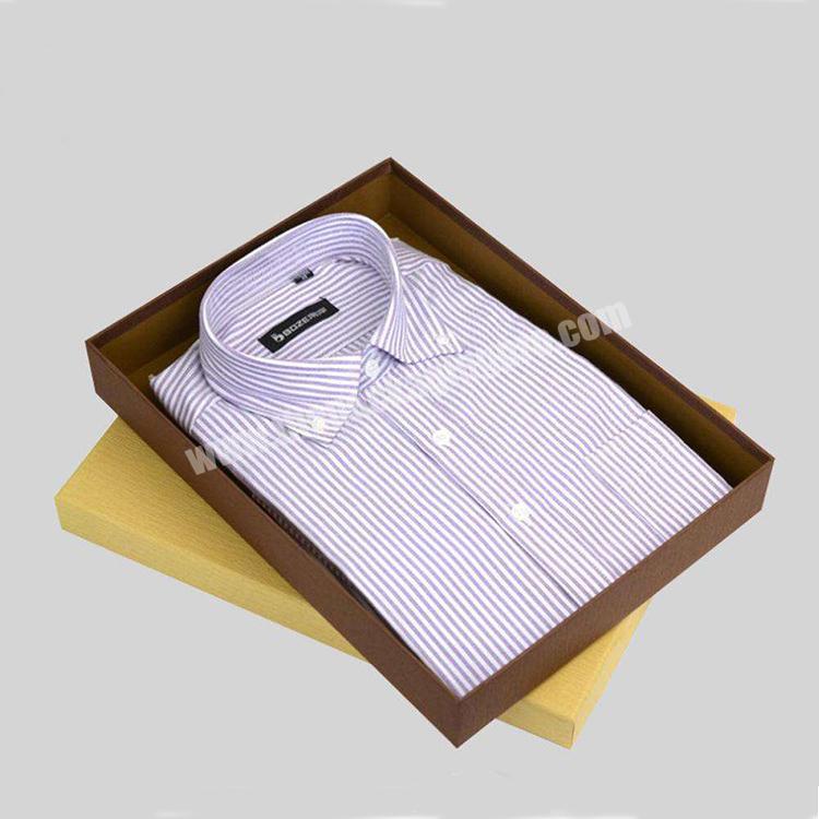 Wholesale Production T-shirt Gift Size Packaging Dress Shirt Box