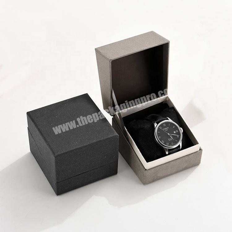 New Design Hard Cardboard Leather Paper  Gift Box For Watch