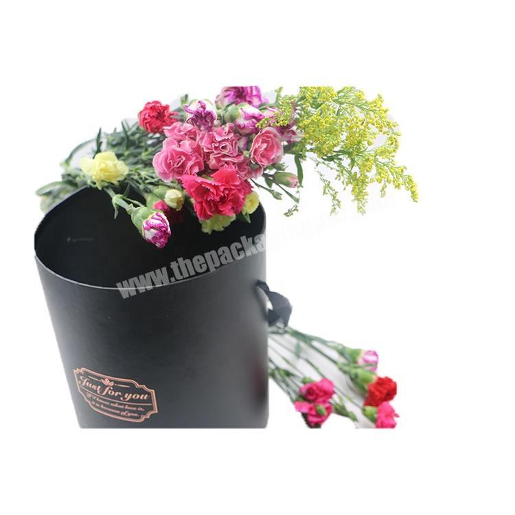 Recyclable Round Gift Packaging Flower Box Luxury