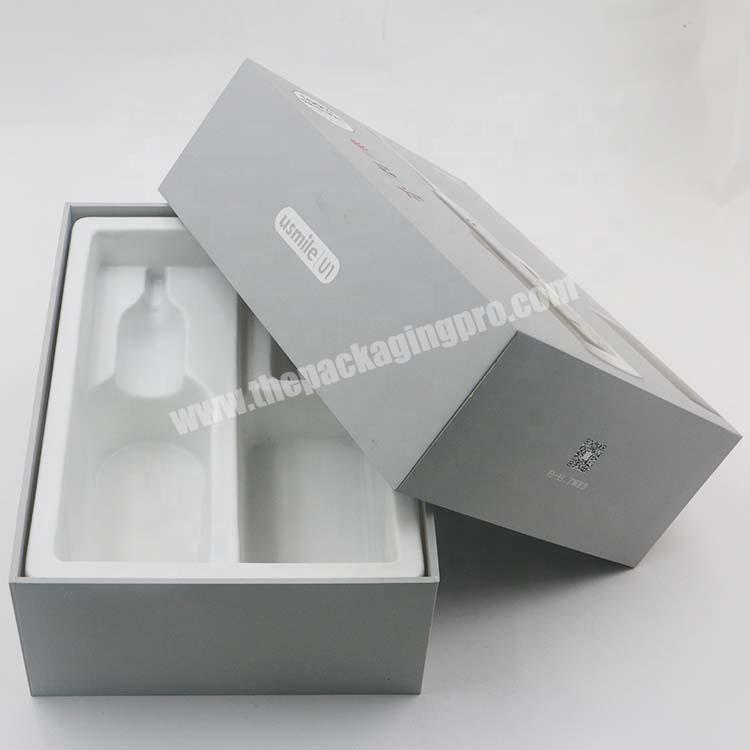 Electric toothbrush Custom Rigid Gift Box Making Machine Cardboard Box Packaging