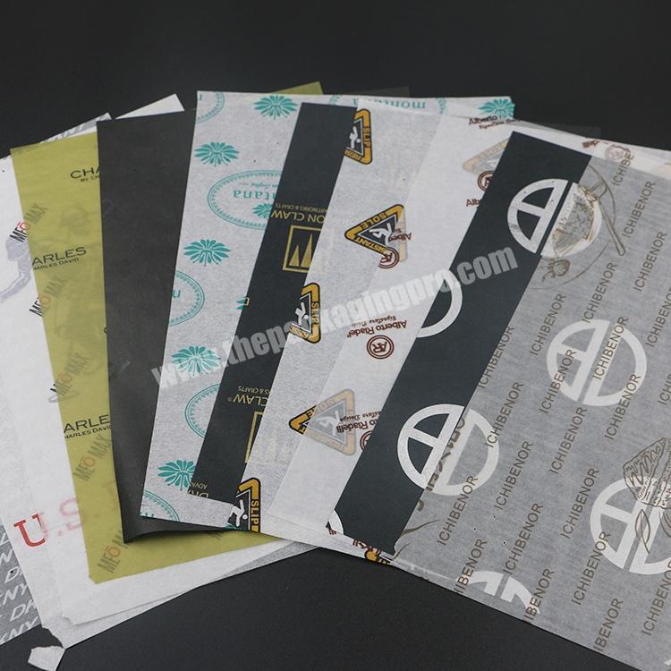17gsm Black Custom Printed Tissue Wrapping Paper