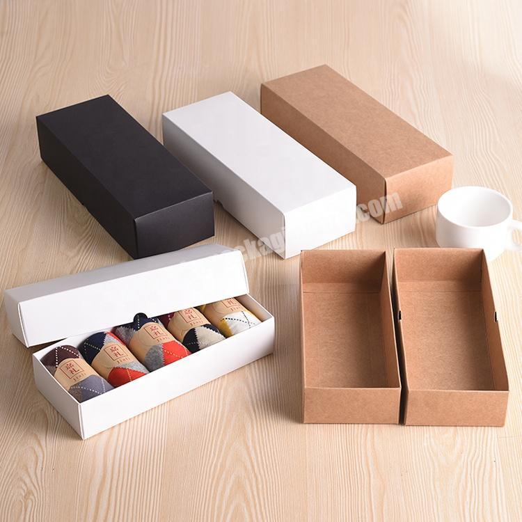 Small pull out divided cardboard paper gift boxes with dividers