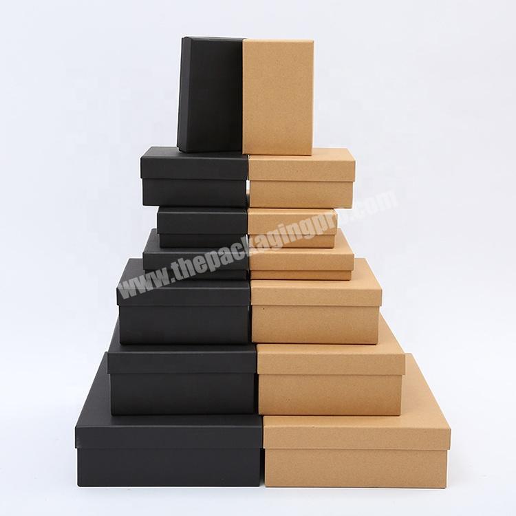 Different Size Customized Kraft Packaging Shoe Display Box