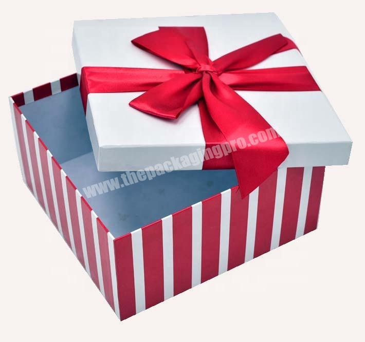 Recyclable Custom printed Paper Christmas Gift Box
