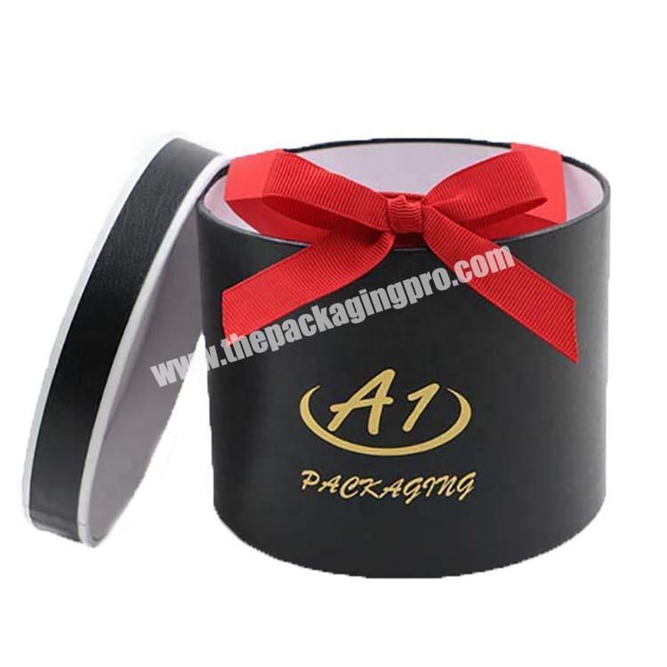Round Luxury Custom Candle Box Packaging