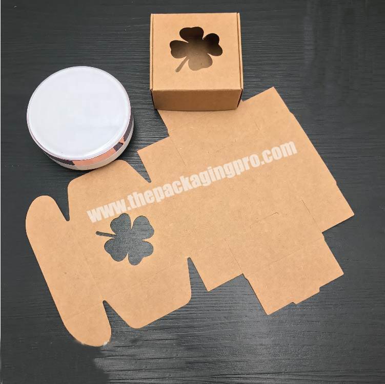 Kraft Sock Packaging Packing Paper Box with PVC Window