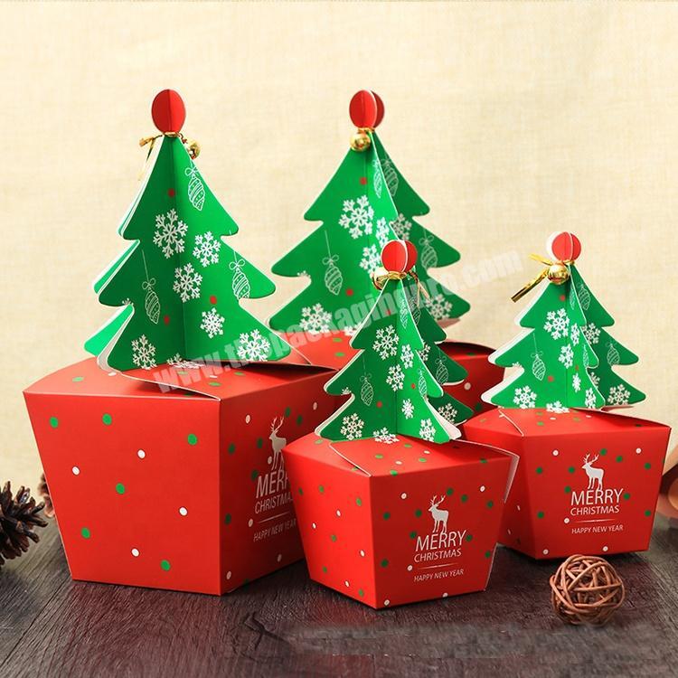 Christmas portable Favor wedding candy gift packaging box