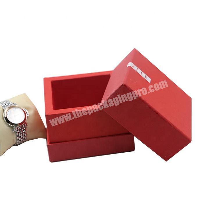 Luxury Red Gift Packaging Jewelry Box Paper