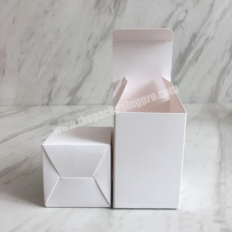 Plain Customized Die Cut Gift White Cardboard Box