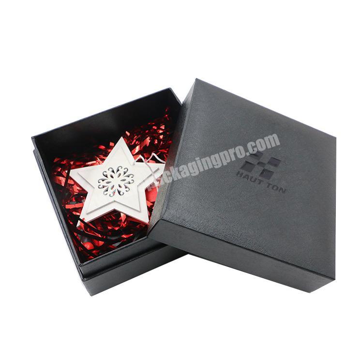Black Hard Custom Paper Watch Box Gift