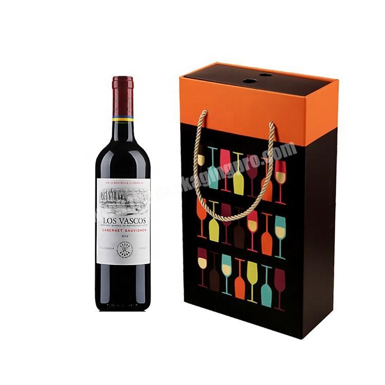 2020 premium Black Paris Packaging Magnum Wine Box