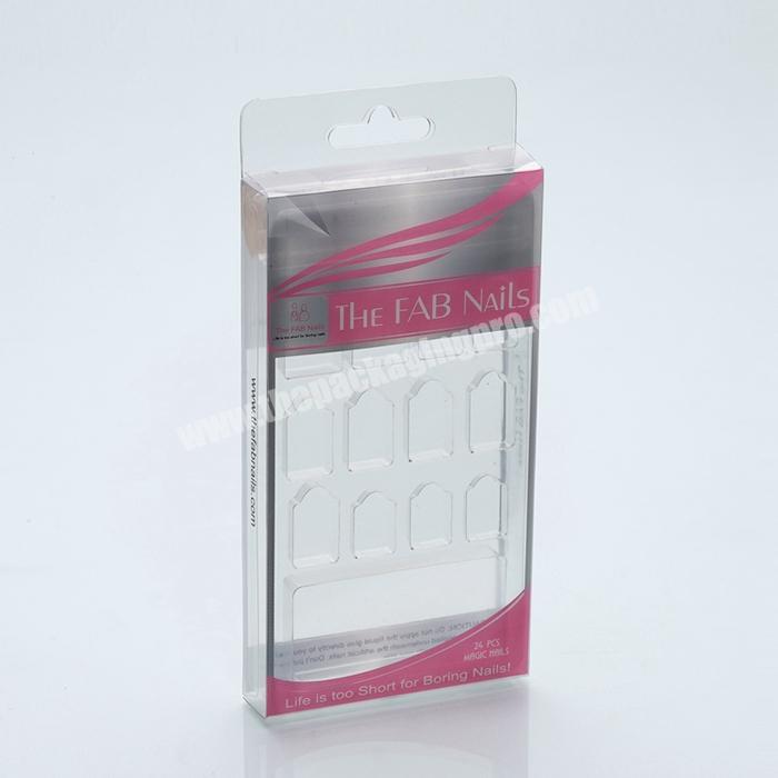 High Quality Custom Made Clear Plastic Boxes Cosmetic Plastic Packaging Boxes with Insert