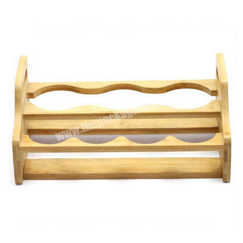 Luxury Cheap New Design Cheap Decoration Birch Wood Wine Rack For Display