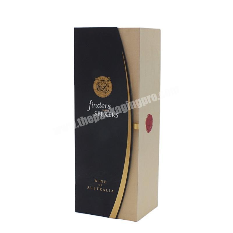 Luxury Cheap Red Wine Single Display Wine Box