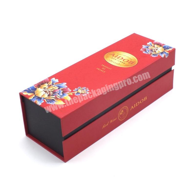 Glasses In Folding Cardboard Glass Cup Crate Hardcover Paper For Case Luxury Wine Bottle Gift Box