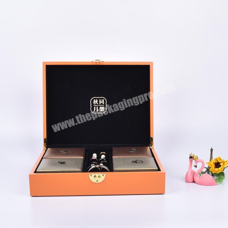 Luxury Custom Large Piano Lacquered Wood Jewelry Box Set