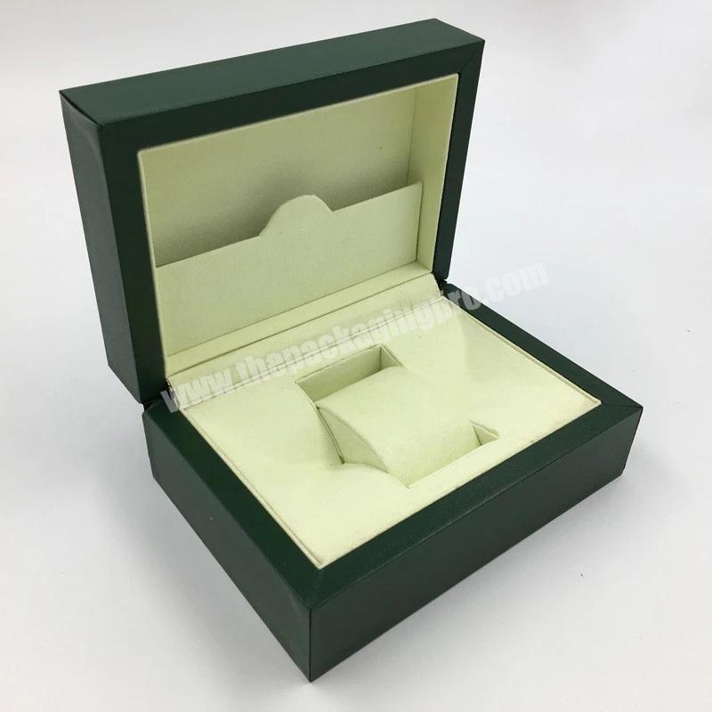 Personalized Leather Watch Box Leather  Packaging  Box For Watch With Pillow Inside