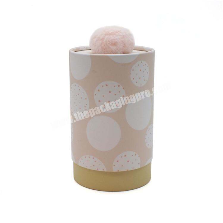 Round Cheap Flower Essential Oil Manufacture Cylinder Paper Packaging Cardboard Tube Gift Box