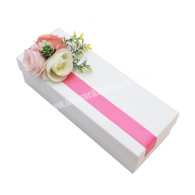 Factory custom paperboard box creative lid and bottom gift shipping boxes luxury