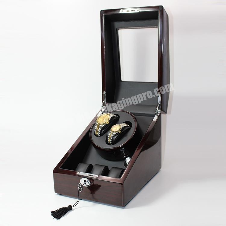 High Quality Brown Automatic Watch Winding Box Winder