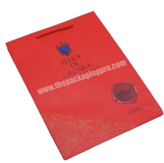 China manufacturer Gift bag with hand tag Gift bag with printing