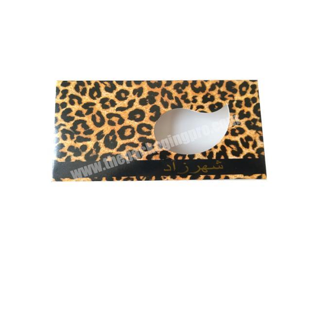 Biodegradable eyelash box High quality cosmetic eyelash box Wholesale cheap eyelash packaging box empty