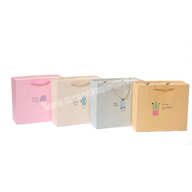Cheap Price Customized Different Style Colorful Printed Your Own Logo Paper Bags For Gift