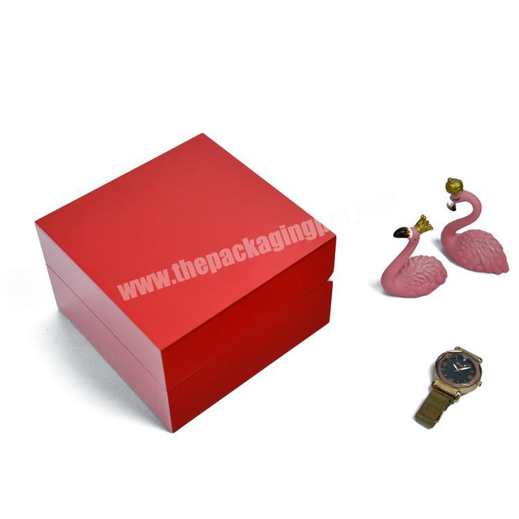 Factory Oem Custom Logo Premium Single Red Watch Packaging Box