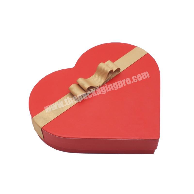 Cardboard Rose Paper Gift Logo Printed High Quality Custom Shape Flower Heart Shaped Candy Box
