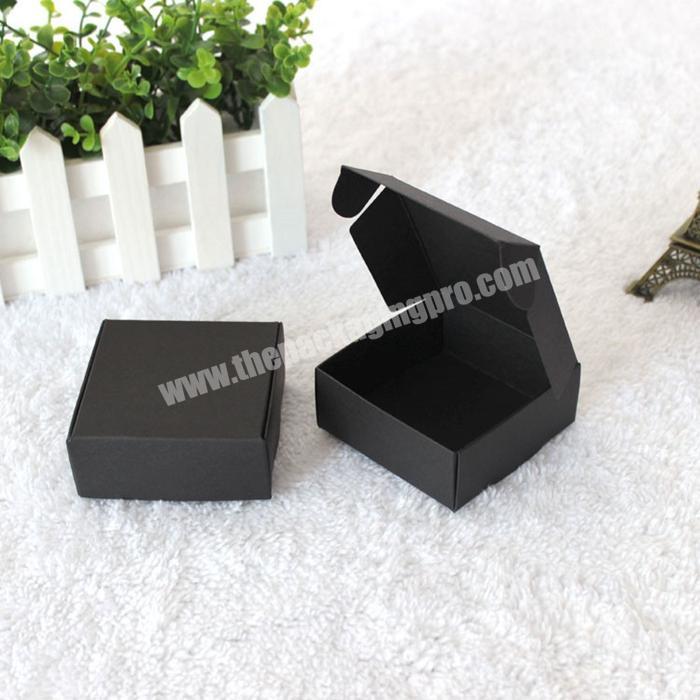 Small Black Luxury Matt Customized Cheap Custom Logo Shipping Mailing Packing Carton Boxes from China