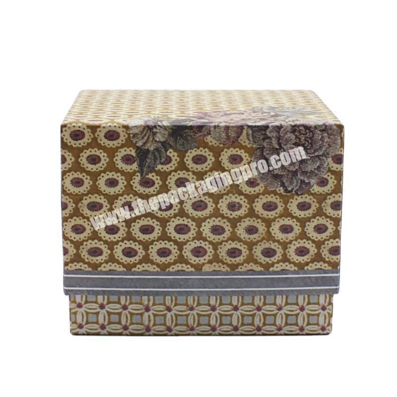Luxury custom square card board gift box with lids gift  boxes packaging