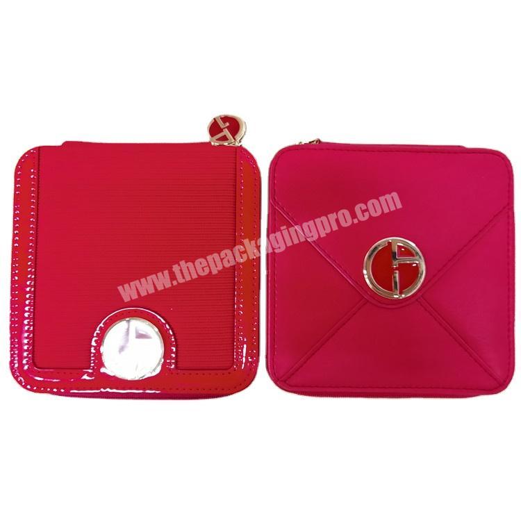 Custom PU leather small jewellery packing cases jewelry travel boxes luxury packaging boxes jewelry