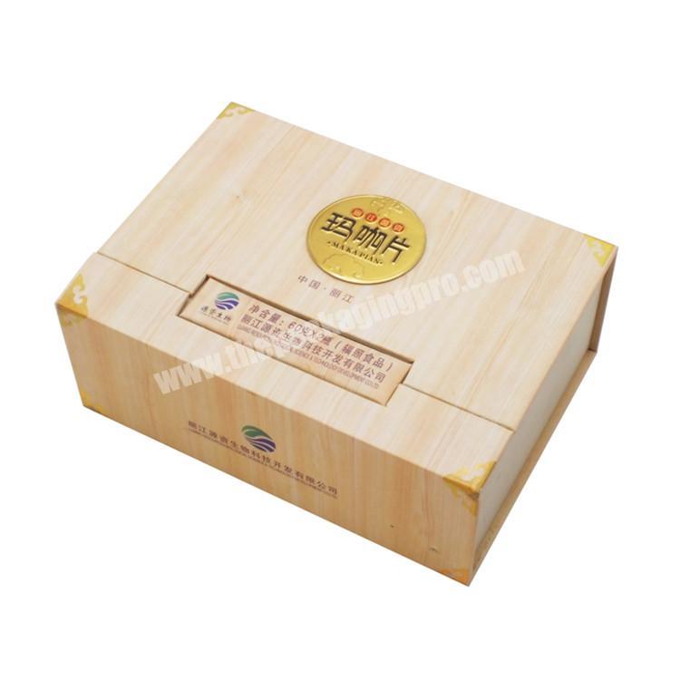 Top Quality Cardboard gift Packaging Box folding brown  luxury box