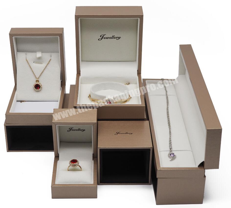 Hot Sale Gold Wooden Box For Jewels Set Jewelry Packaging