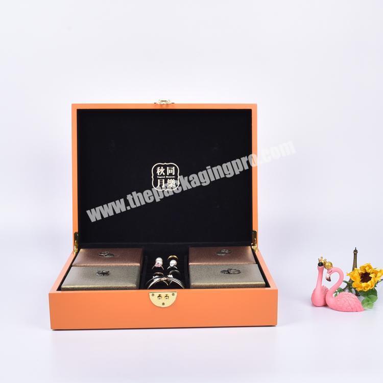 Luxury Custom Large Piano Lacquered Wood Jewelry Box Set