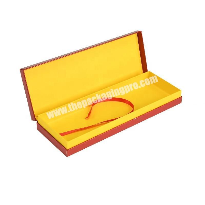 Rose gold black color packaging paper neckless jewelry gift box