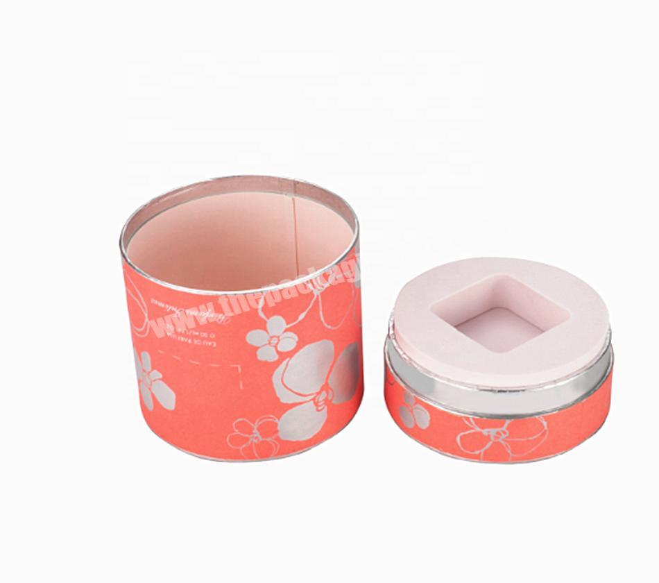 Fullcolor customization luxury high end cosmetics case perfume bottle jar packing tube gift paper box with foam insert