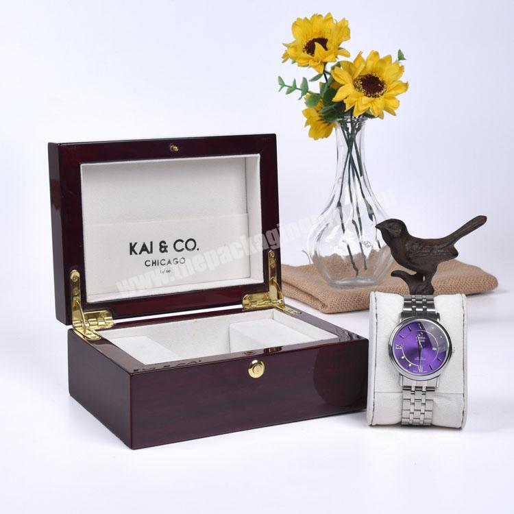 Luxury Wholesale Custom Women Watch Box With Gold Words