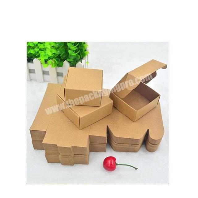 brown white color kraft paper boxes shipping packaging gift boxFoldable Aircraft paper Box