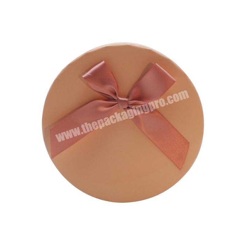 Gold Lip Gloss Flower Fashion Manufacturer Customized Custom China Cardboard Big Round Gift Box