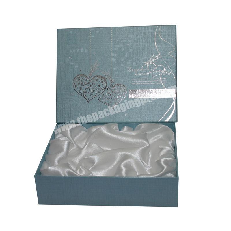 Personalized Custom Printed Heart Logo Wedding Favor Paper Gift Box