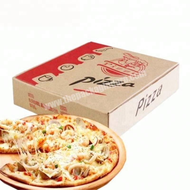 Custom logo high quality Printed Food Cardboard Paper Packaging for Pizza