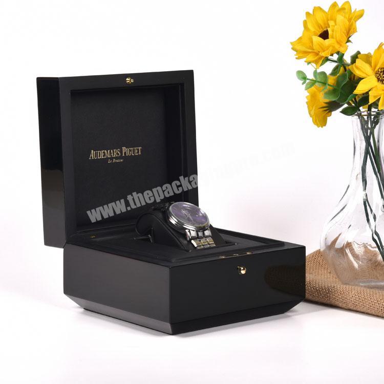 In Stock Luxury Custom Logo Branded Men Single Watch Box For Gift