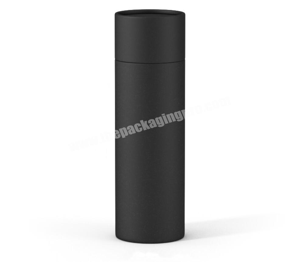 free sample custom size 2 mm thick cardboard black two pieces for accessories gift paper tube boxes packaging