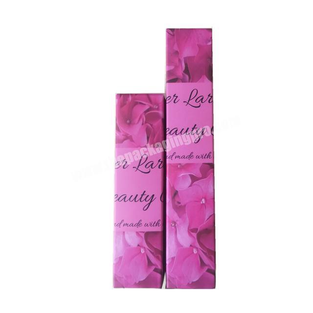 Latest custom design logo boxes lipstick elegant matteglossy  lipstick box recycled paper boxes for lipstick
