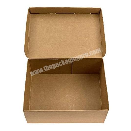 Custom Clear Carton cardboard Kraft Corrugated Paper Shoe Mailer With Lid Packaging Gift Packing Boxes Wholesale