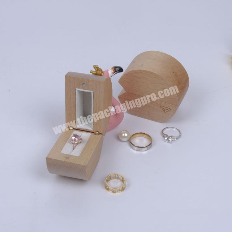 2020 Hot Sale Engagement Real Wood Ring Package Box