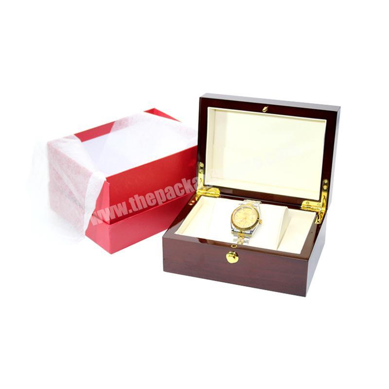 Luxury Custom Watch Gift Box Packaging With Small Pillow