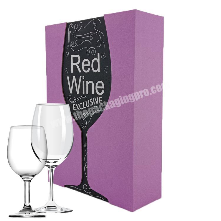 2020 New Cheapest Custom Wine Glass Box For Gift